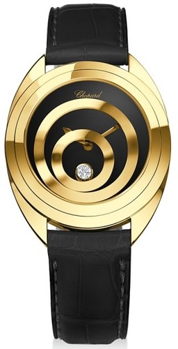 Chopard Happy Spirit (YG / Black / Leather) 207060-0001