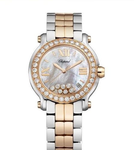 Chopard Happy Sport Edition Two (RG / SS / MOP/ Bracelet) 278488-6001