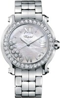 Chopard Happy Sport II Round (WG-SS-Diamonds / MOP-Diamonds / SS Bracelet) 278478-2002