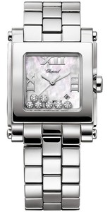 Chopard Happy Sport II Square Medium (SS / MOP-Diamonds / SS Bracelet) 278496-3002