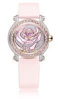 Chopard Happy Sport La Vie En Rose (RG-WG-Diamonds / MOP-Gemstones / Strap) 277480-9001