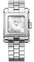 Chopard Happy Sport Mini Square (SS / MOP / Diamonds) 278516-3002