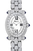 Chopard Happy Sport Oval (WG-Diamonds / Silver / WG-Diamonds) 277467-1001