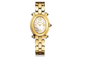 Chopard Happy Sport Oval (YG / Silver / YG) 277466-0002