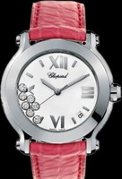Chopard Happy Sport Round 36mm 7 Diamonds Edition 2 278475-3001 Pink