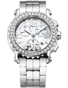 Chopard Happy Sport Round 5 Diamonds (WG / SS / MOP / Bracelet) 288506-2005
