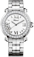 Chopard Happy Sport Round Edition 2 (SS-WG-Diamonds / Silver / SS) 278478-2001