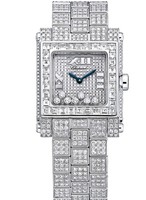 Chopard Happy Sport Square 7 Diamonds (RG / SS / White / Bracelet) 275325-1001