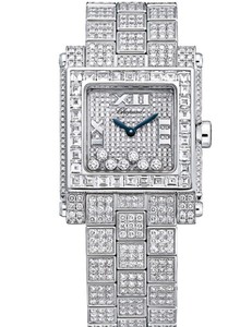 Chopard Happy Sport Square 7 Diamonds (RG / SS / White / Bracelet) 275325-1001