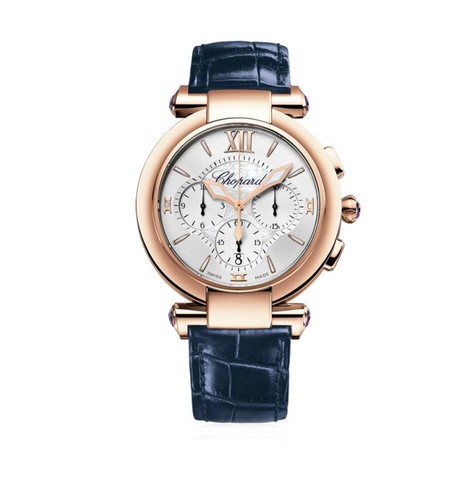 Chopard Imperiale Chronograph (RG / MOP / Leather Strap) 384211-5001