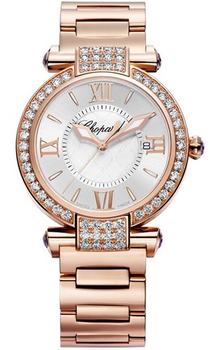Chopard Imperiale (RG-Diamonds / Silver / RG Bracelet) 384221-5004