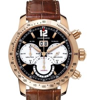 Chopard Jacky Ickx (RG / Black / Leather) 161262-5001
