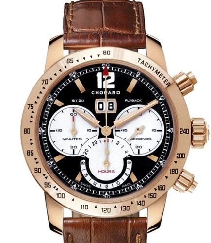 Chopard Jacky Ickx (RG / Black / Leather) 161262-5001