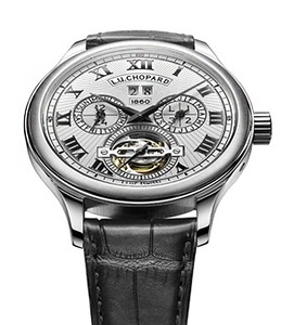Chopard LUC 150 All in One (WG / White / Leather Strap) 171925-1001