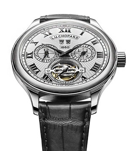 Chopard LUC 150 All in One (WG / White / Leather Strap) 171925-1001
