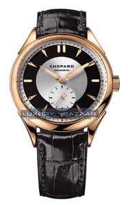 Chopard L.U.C. Qualite Fleurier (RG / Silver / Black / Leather) 161896-5001