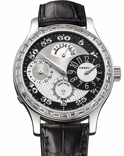 Chopard L.U.C. Regulateur (WG-Diamonds / Silver / Leather) 171910-1001