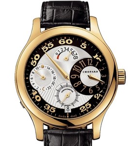 Chopard L.U.C. Regulateur (YG / Silver / Leather) 161874-0001