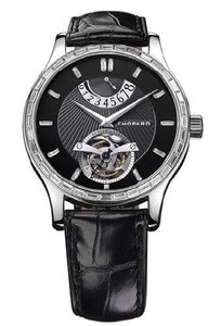 Chopard L.U.C. Tourbillon Steel Wings (WG / Black / Leather) 171906-1001