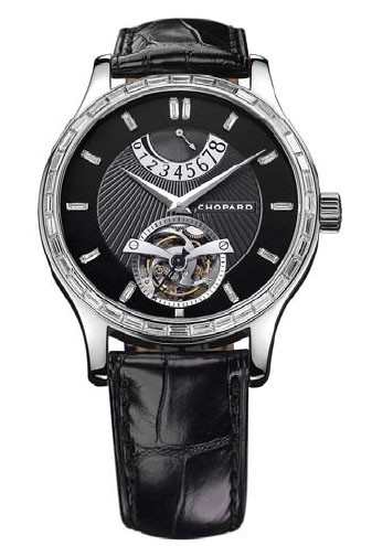 Chopard L.U.C. Tourbillon Steel Wings (WG / Black / Leather) 171906-1001