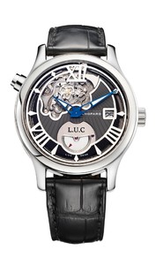 Chopard L.U.C. Tourbillon Tech Strike One (Titanium / Gray / Leather) 168510-3001