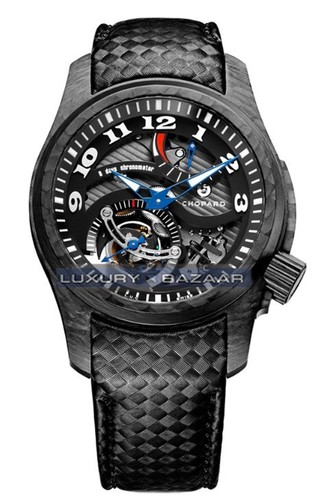 Chopard L.U.C. Tourbillon Tech Twist (Palladium / Black / Leather) 168529-9001
