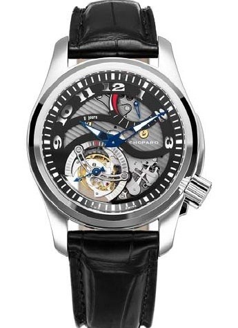 Chopard L.U.C. Tourbillon Tech Twist (WG / Gray / Leather) 161917-1001