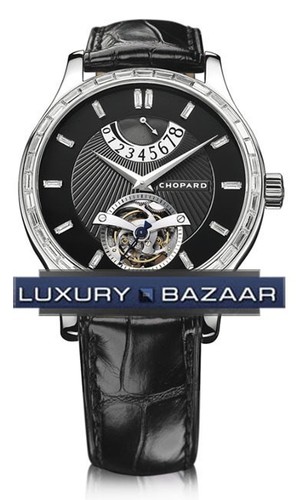Chopard L.U.C. Tourbillon (WG-Diamonds / Black / Leather) 171906-1002