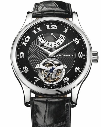 Chopard L.U.C. Tourbillon (WG / Black / Leather) 161906-1001