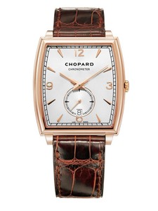 Chopard L.U.C. XP Tonneau (RG / White / Leather Strap) 162294-5001