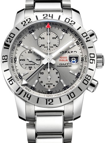 Chopard Mille Miglia GMT Chrono (SS / Gray / Bracelet) 158992-3005
