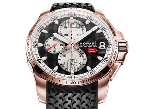 Chopard Mille Miglia GT XL Chrono 2011 (RG / Black / Rubber Strap) 161268-5010