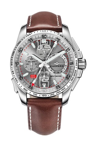 Chopard Mille Miglia GT XL Chrono Split Second (SS/ Silver / Leather) 168513-3001