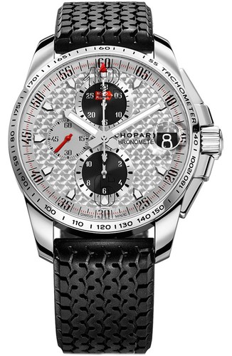 Chopard Mille Miglia GT XL Chrono (SS / Silver / Rubber Strap) 168459-3019
