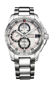 Chopard Mille Miglia GT XL Chrono (SS / White / Bracelet) 158459-3002