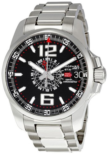 Chopard Mille Miglia GT XL GMT (SS / Black / SS Bracelet) 158514-3001