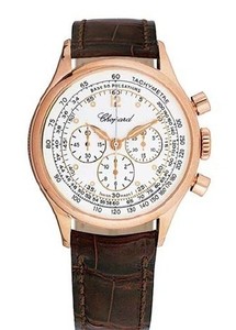 Chopard Mille Miglia Vintage Chrono (RG / White / Leather) 161889-5001