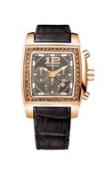 Chopard Two 0 Ten Large Chronograph (RG / Brown / Diamonds / Leather) 172287-5004
