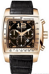 Chopard Two O Ten Sport (RG / Black / Leather) 162287-5001