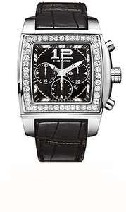 Chopard Two O Ten Sport (WG-Diamonds / Black / Leather) 178494-2001
