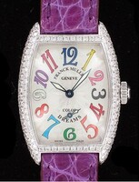 Franck Muller Cintree Curvex Colour Dreams Tonneau Diamonds 1750 S6 D