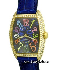Franck Muller Cintree Curvex Colour Dreams Tonneau Diamonds 7502 QZ D
