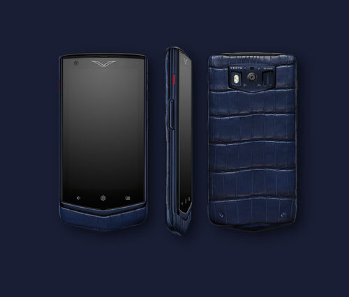 VERTU CONSTELLATION V Pure Navy Alligator