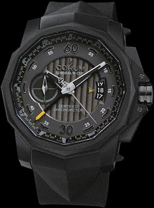 Corum Admirals Cup Chrono Centro 48 (Ti / Grey / Strap)