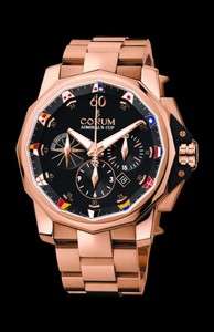 Corum Admirals Cup Chronograph 48 (RG / Black / RG-Rubber)