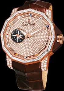 Corum Admirals Cup Competition 48 (RG-Diamonds / RG-Diamonds / Leather)