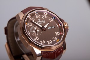 Corum Admiral's Cup Competition 48 (RG/Brown/Leather)