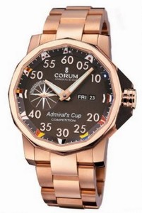 Corum Admiral's Cup Competition 48(RG / Brown / Bracelet)