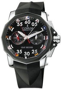 Corum Admiral's Cup Leap Second 48 (Titanium / Black / Rubber)