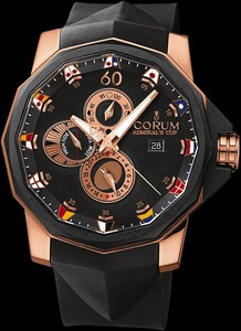 Corum Admiral's Cup Tides 48 (RG / Black / Rubber)